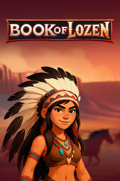 Omslag van de slot Book of Lozen in de Kingmaker Casino-lobby