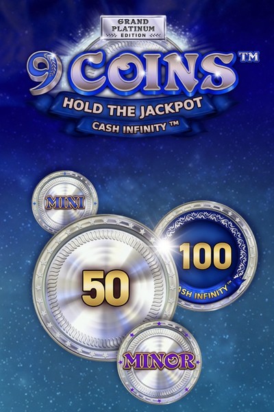 Omslag van de slot 9 Coins Grand Platinum Edition in de Casinova-lobby