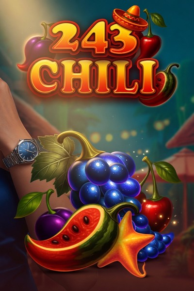 Omslag van de gokkast 243 Chili in de Cleobetra Casino lobby