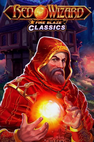 Omslag van de slot Fire Blaze: Red Wizard in de Casinova-lobby